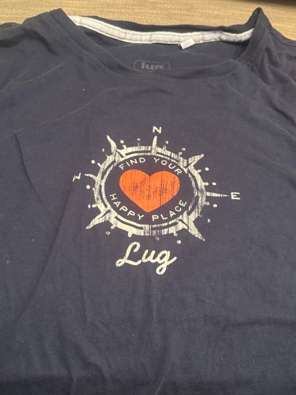 Lug Tee Live Life in Color Compass XL